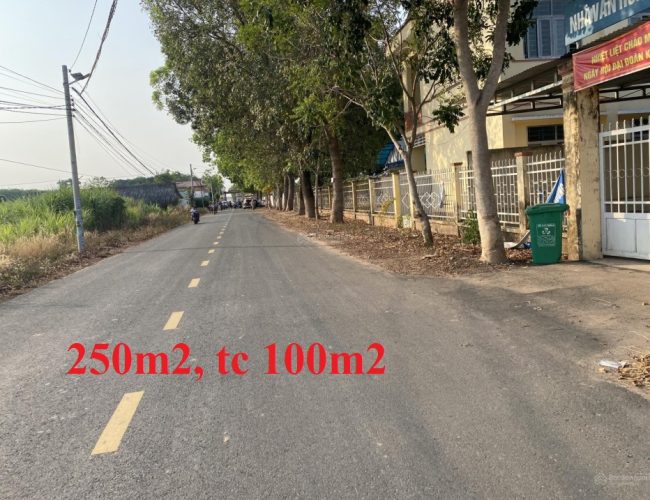 Bán Lô Đất 250m2 Mặt Tiền Đường Nhựa Ở Thị Xã Chơn Thành