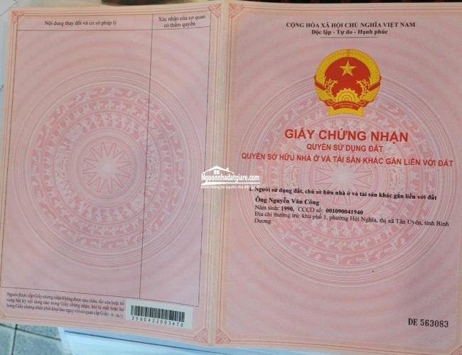 Bán đất Bình Phước, kẹt tiền bán lỗ đất thị xã giá 250 triệu