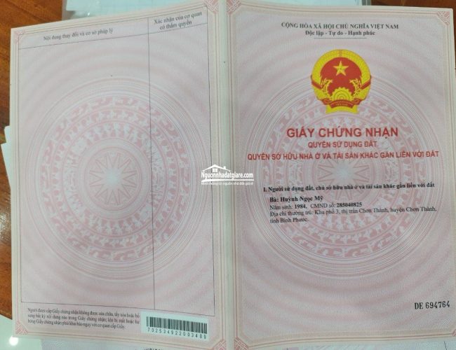 Bán đất Tây Ninh giá rẻ sẵn thổ cư mặt tiền đường nhựa