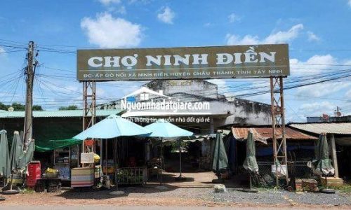Bán đất Tây Ninh ngay chợ Ninh Điền Châu Thành sẵn thổ cư