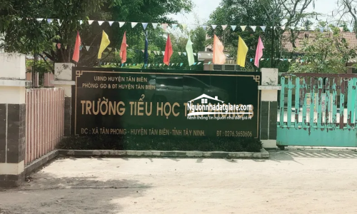 Đất Tây Ninh gần trường học Tân Phong, Tân Biên, sổ hồng riêng